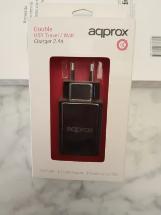 Cargador Doble USB Aqprox 2.4A