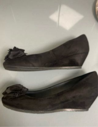 Zapatos cuña negros Pedro Miralles Talla 37