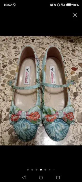 Traje de Fallera mayor infantil azul clarito