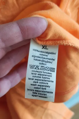 Camiseta de tirantes color naranja de mujer,nueva.