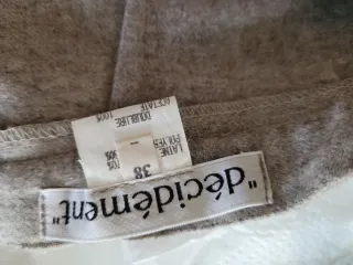 Traje de pantalón mujer beige/gris