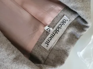 Traje de pantalón mujer beige/gris