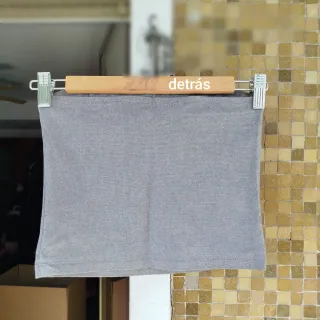 Top + pantalón vestir gris primavera verano #0002