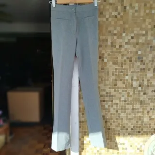 Top + pantalón vestir gris primavera verano #0002