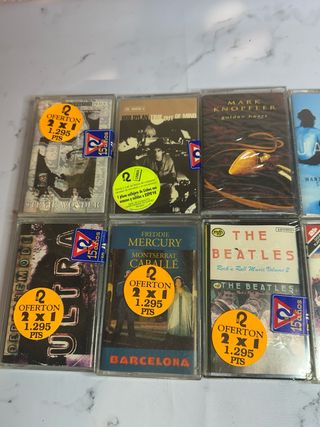 Lote Casetes Musica Sin Abrir