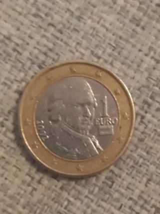 1 Euro Austria Mozart 2002