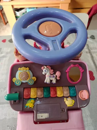 Correpasillos rosa con accesorios