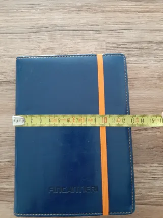 Taccuino a quadretti. Sovracopertina blu. Nuovo