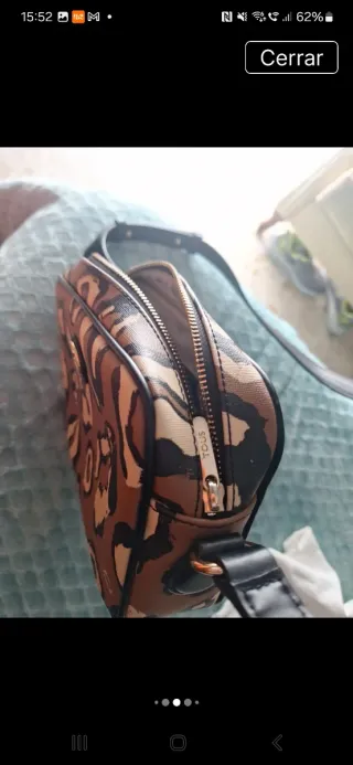 Bolso bandolera Tous estampado leopardo