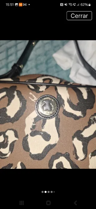 Bolso bandolera Tous estampado leopardo