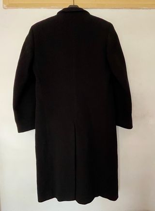 Abrigo Largo Yves Saint Laurent Negro