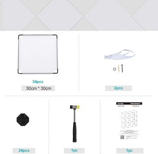 SONGMICS LPC115S Scaffale Modulare in Plastica, Bianco