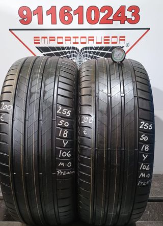 255 50 18 Y BRIDGESTONE RUEDA PREMIUM YA MONTADA