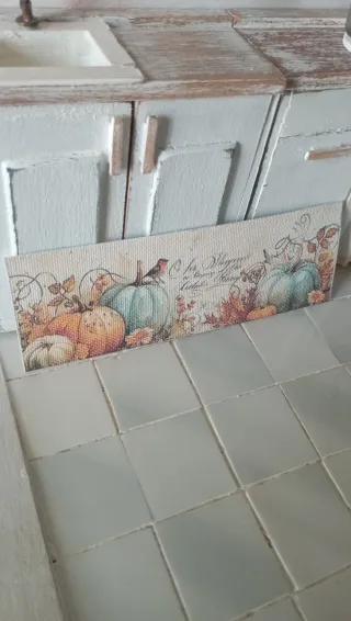 Runner Tappeto Zucche Miniatura 1:12