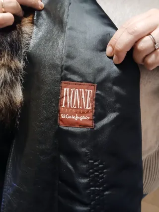 Chaqueta Piel Negra y Marrón