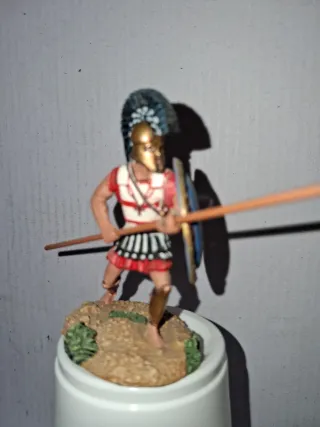 Soldado de plomo guerrero ateniense