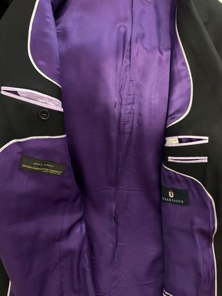 Traje Lana Negro Talla 50