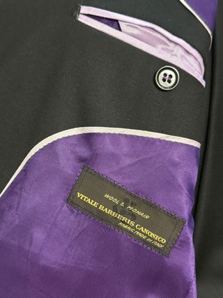 Traje Lana Negro Talla 50