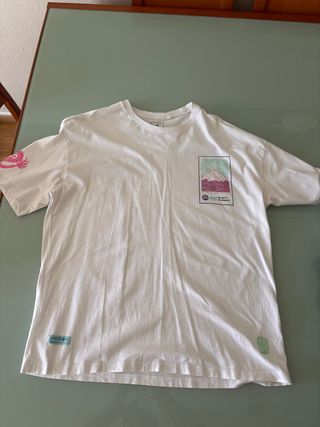 Camiseta Polinesia Blanca Talla XL