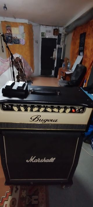 Cabezal Bugera V55 Infinium + Pantalla Marshall