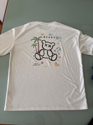 Camiseta Shein Oso Palmera Talla XL