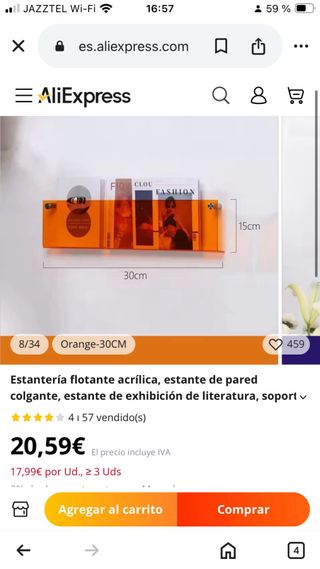 estanteria flotante