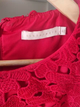 Vestido rojo Tintoretto comunión boda evento