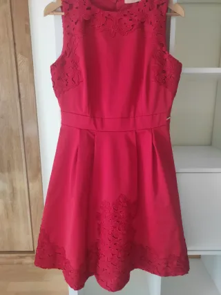 Vestido rojo Tintoretto comunión boda evento