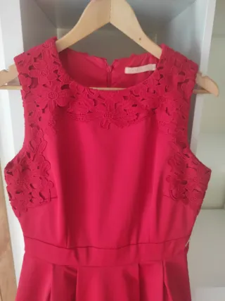 Vestido rojo Tintoretto comunión boda evento