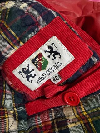 Chaqueta MONTEPIC T.42 Roja
