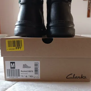 Scarponcini uomo Clarks pelle nera