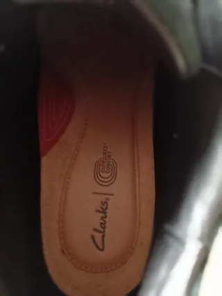 Scarponcini uomo Clarks pelle nera