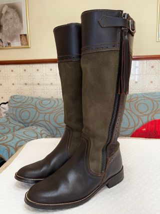 Botos rociero botas camperas N 38 flamenca romeria