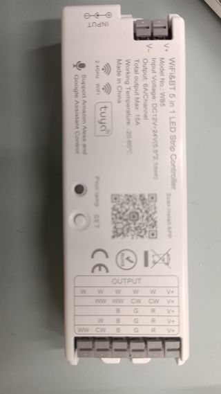 3x Controladores LED WiFi+BT 5 en 1