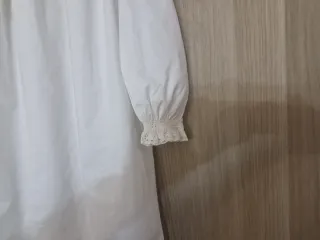 Camisón - vestido vintage blanco talla 42