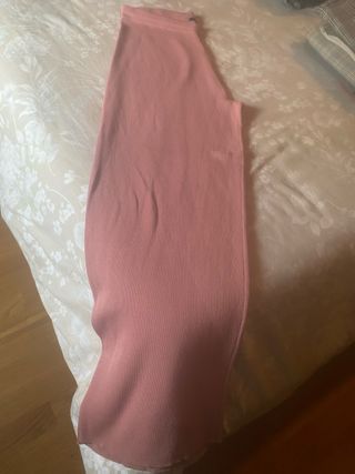 Pantalón ancho rosa talla L