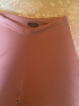 Pantalón ancho rosa talla L