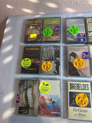 Lote Casetes Música Sin Abrir