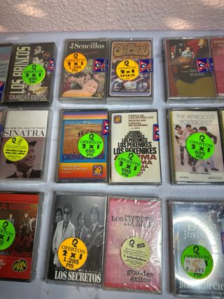 Lote Casetes Música Sin Abrir
