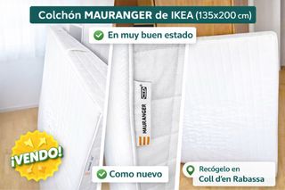Colchón IKEA MAURANGER 135x200 cm