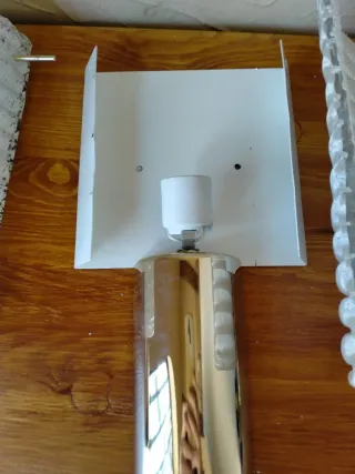 Coppia di applique in vetro spesso vintage