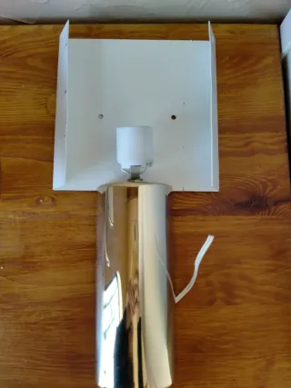 Coppia di applique in vetro spesso vintage