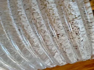 Coppia di applique in vetro spesso vintage