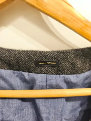 Chaleco Massimo Dutti Gris