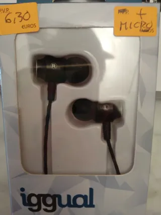 Auriculares Iggual con micrófono