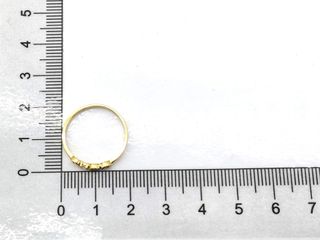 sortija oro 18k con piedra con circonita t. 17 (18,16 mm)