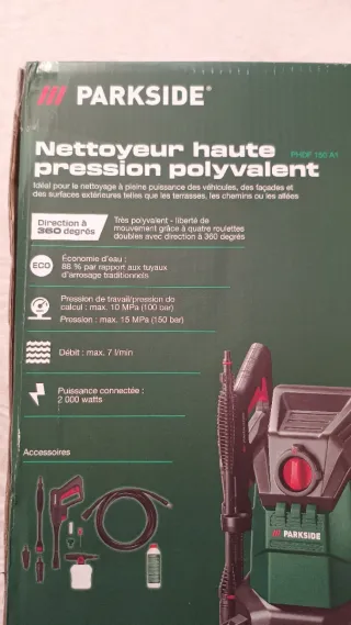 Hidrolimpiadora Parkside PHDF 150 A1