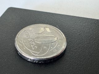 Moedas Brasil 25 e 50 Centavos