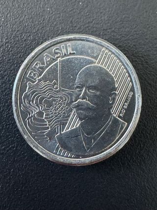 Moedas Brasil 25 e 50 Centavos