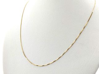cadena oro 18k 22cm